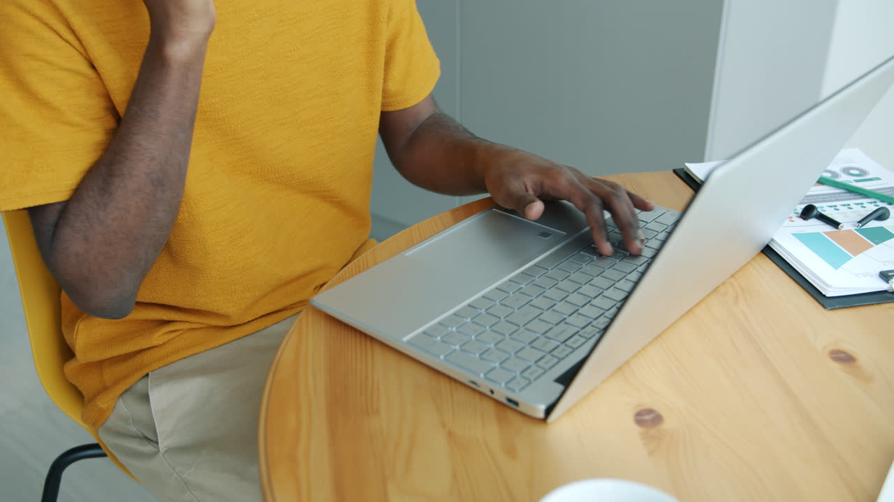 Man working from home