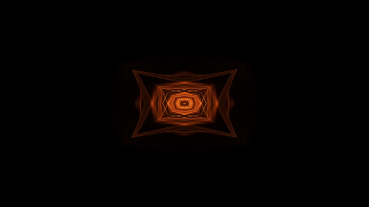 una hermosa animación abstracta de caleidoscopio