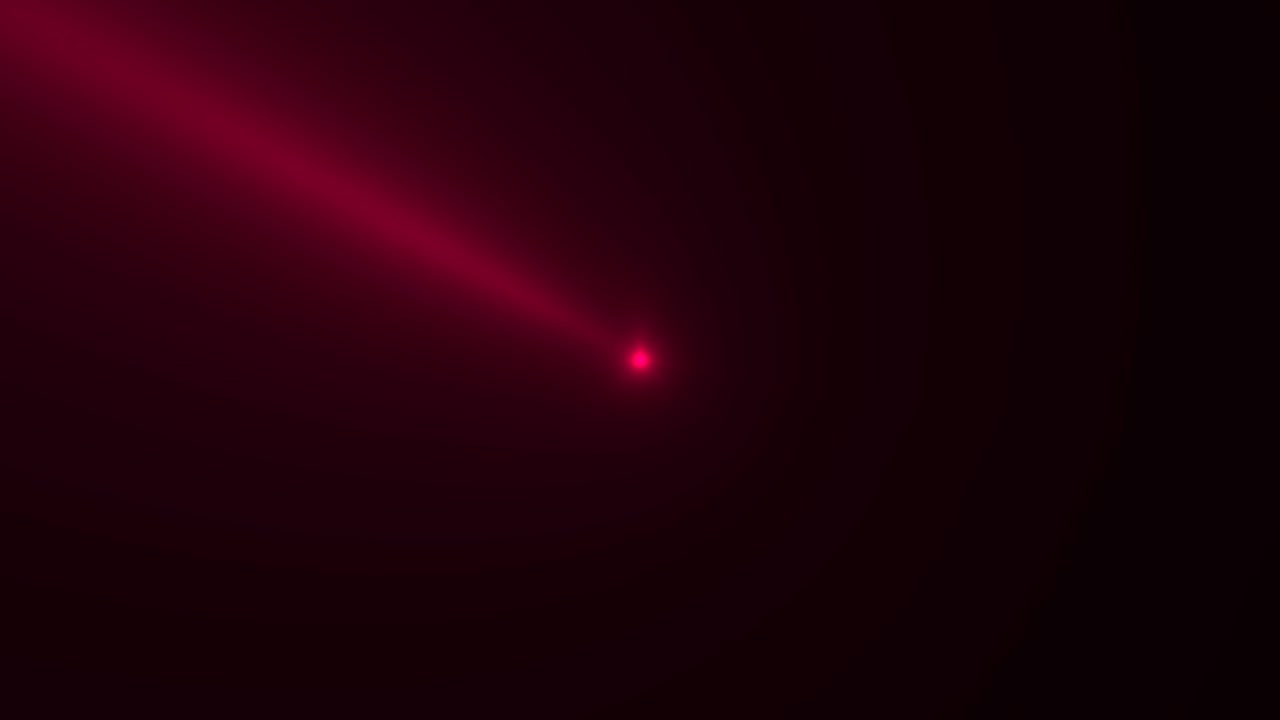 haces de luz rojos brillantes en el escenario