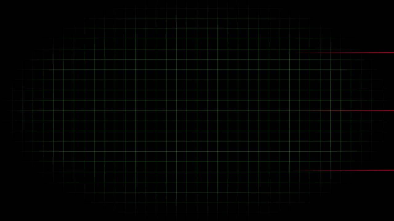 전기 심장 기록 오실로스코프 파동 형태 애니메이션 모션 그래픽