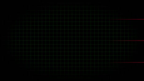 electrocardiograma osciloscopio forma de onda animación gráficos de movimiento