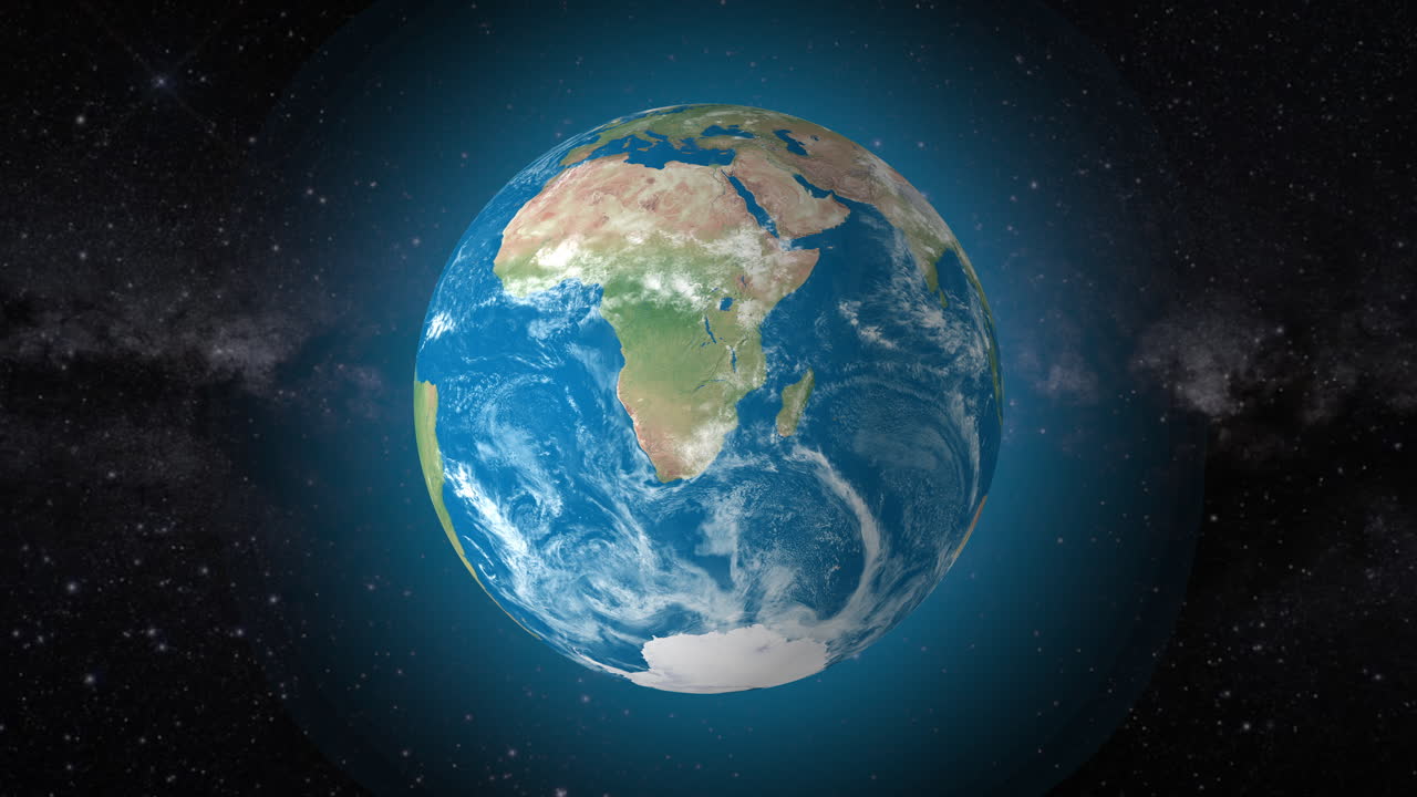 Cinematic video background showcases Realistic Globe rotating, zooming in on Zimbabwe country | realistic Earth rotating and zooming in on Zimbabwe Country video background in 4K