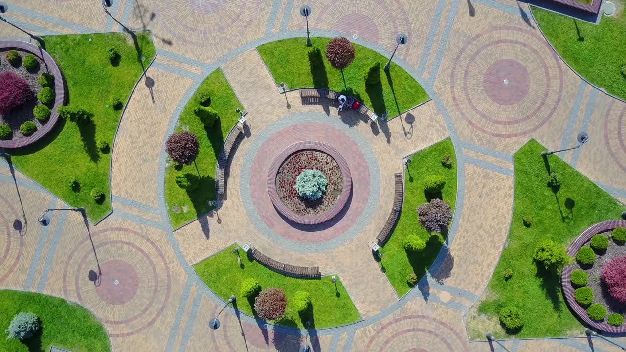 Central Square Of The City Of Vinnytsia. Central street in Vinnitsa, Ukraine, view of the city Vinnitsa