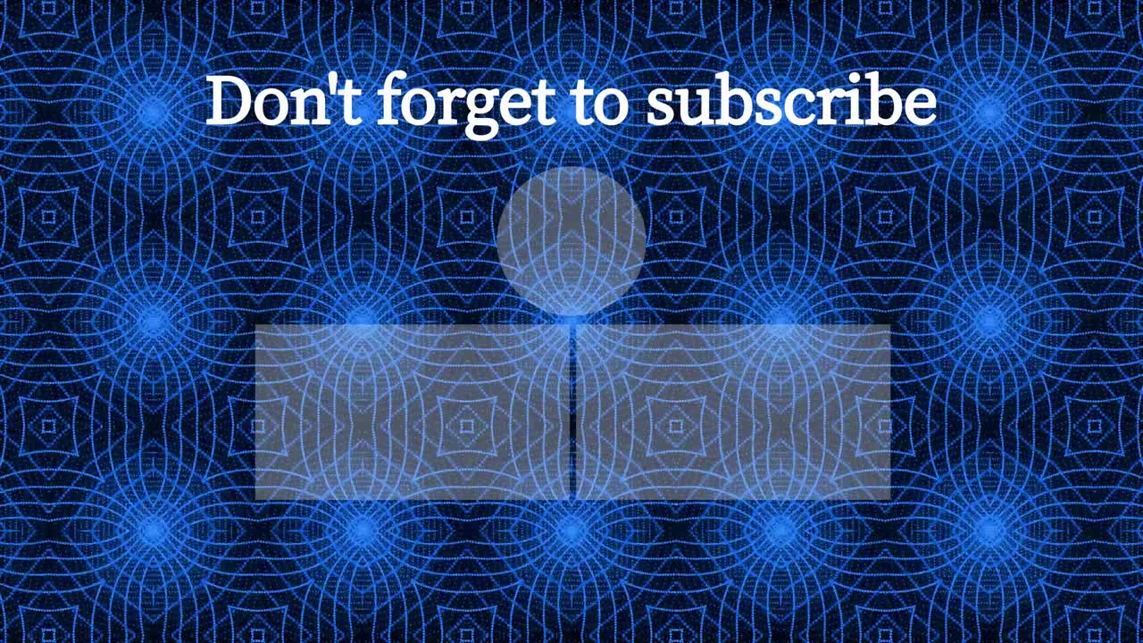 칼레이도스코프 패턴 엔드 카드 엔딩 스크린 모션 그래픽