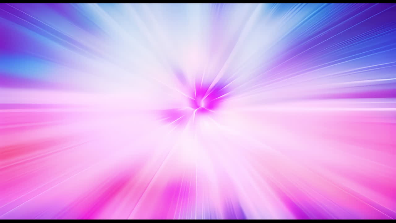 Animation of white lines on pink and blue background