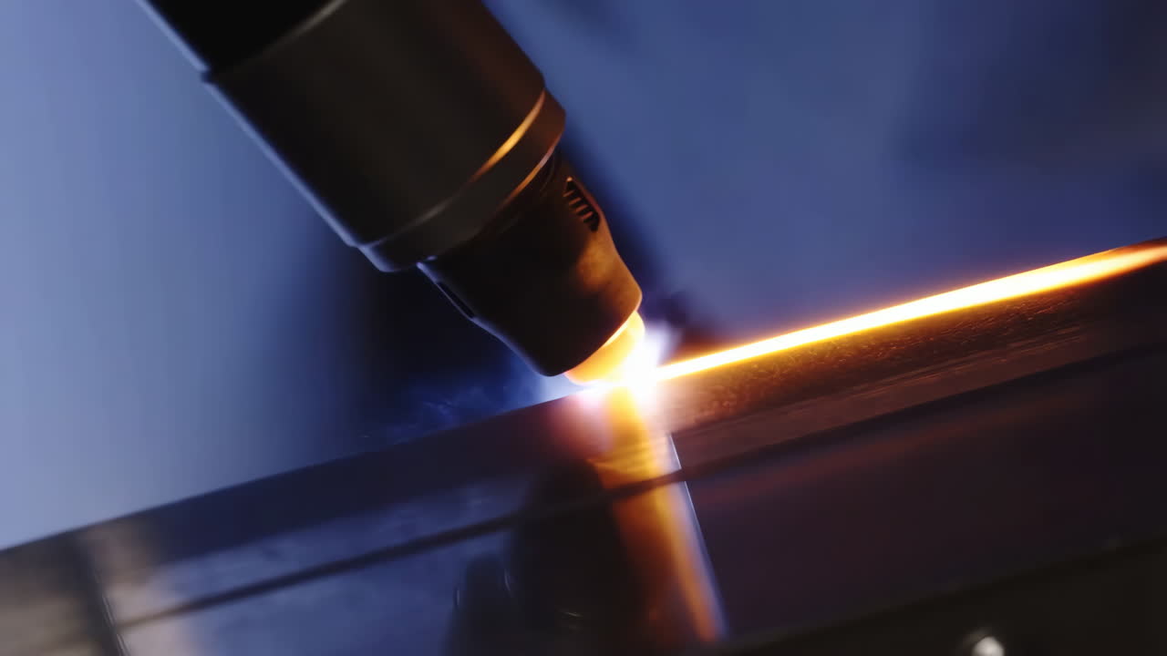 Industrial Plasma Cutting Process