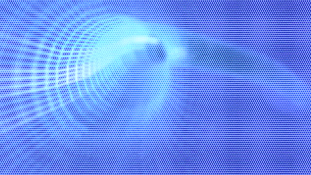 모션 배경은 미래의 추상적인 디지털 터널을 날아다니는 1인칭 관점을 보여줍니다.