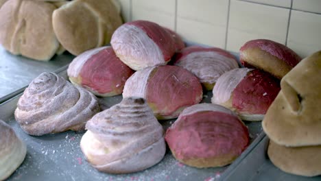 Leckeres-Mexikanisches-Süßes-Brot-Auf-Dem-Markt