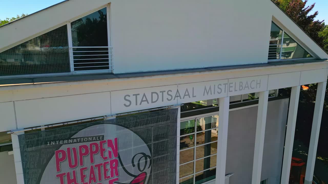 A Closeup View of Stadtsaal Mistelbach, Nieder&ouml;sterreich, Austria