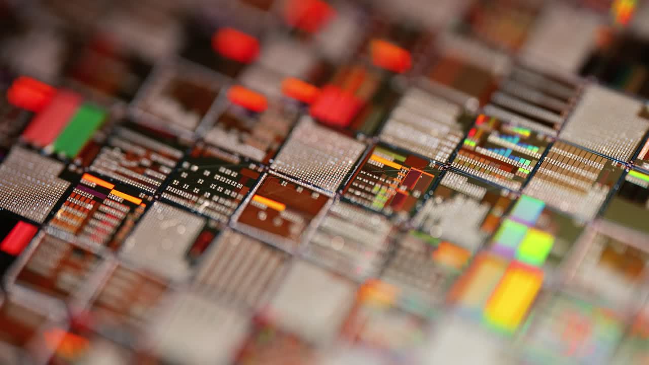 Silicon semiconductor wafer close-up. In electronics, a wafer also called a slice or substrate is a thin slice of semiconductor, a crystalline silicon, used for the fabrication of integrated circuits