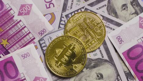 concepto de financiación e inversión, cambio de divisas, billetes en efectivo.