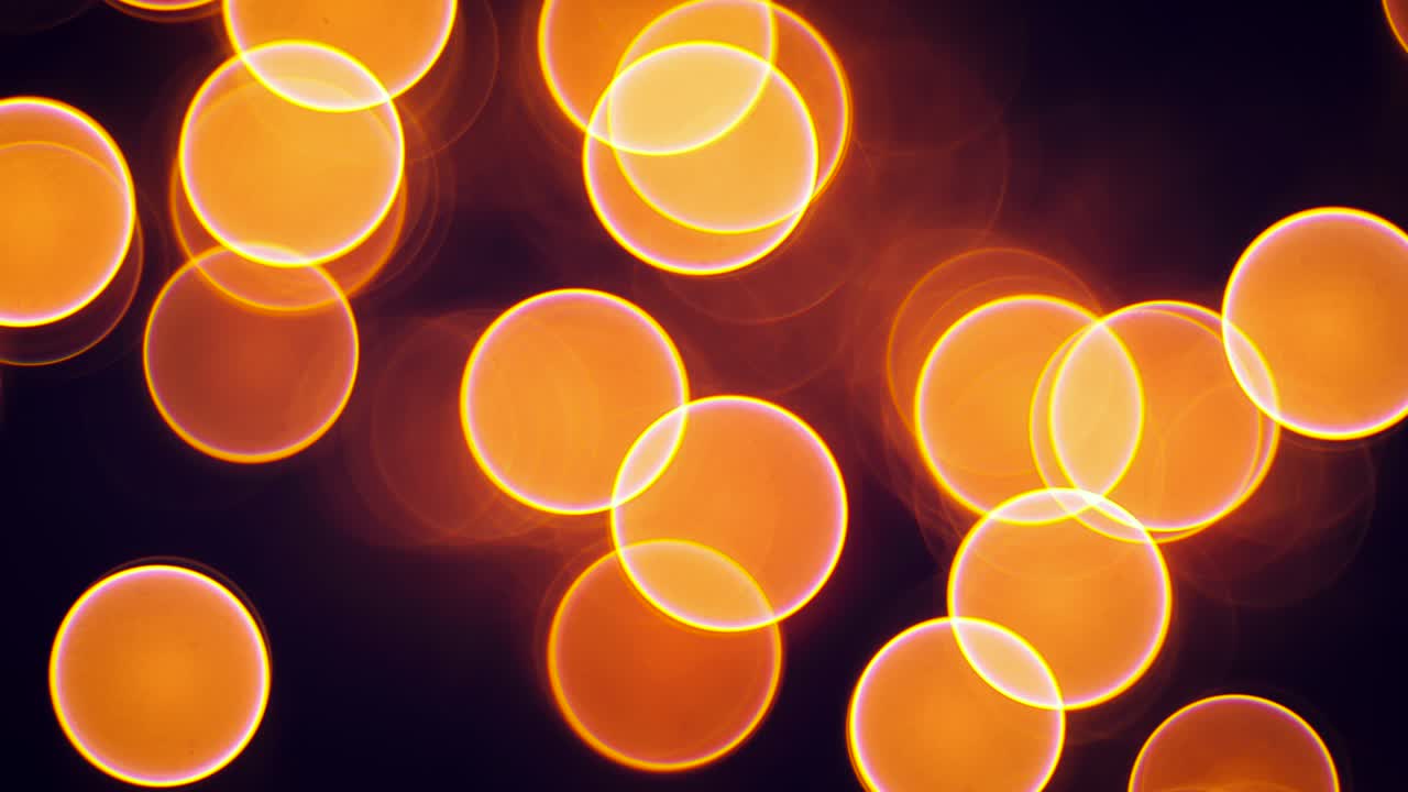 Uskarpt bokeh julelys abstrakt baggrundsvideo
