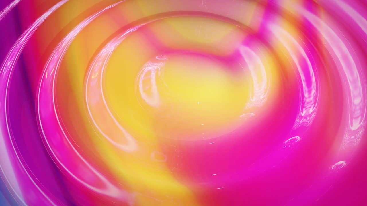 fondo fluido abstracto en bucle estilo de mármol multicolor. hermosa superficie ondulada brillante de líquido con patrón, color de gradiente y ondas de flujo en él. bg creativo brillante con animación suave y suave.