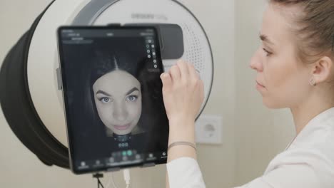 smart ai digital skin analysis facial imaging system for beauty salon