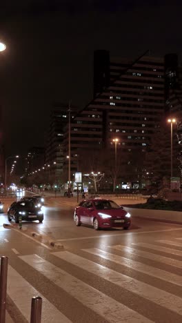 city street at night