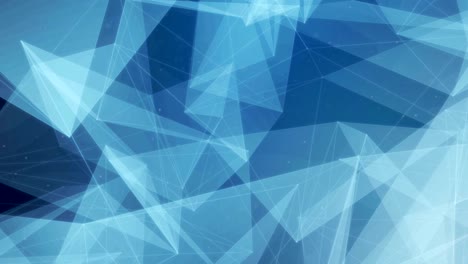 Crystal structure abstract modern polygonal motion background. Modern Futuristic Geometrical futuristic soft minimalist low poly polygonal shape triangle hi-tech Seamless Loop Background.