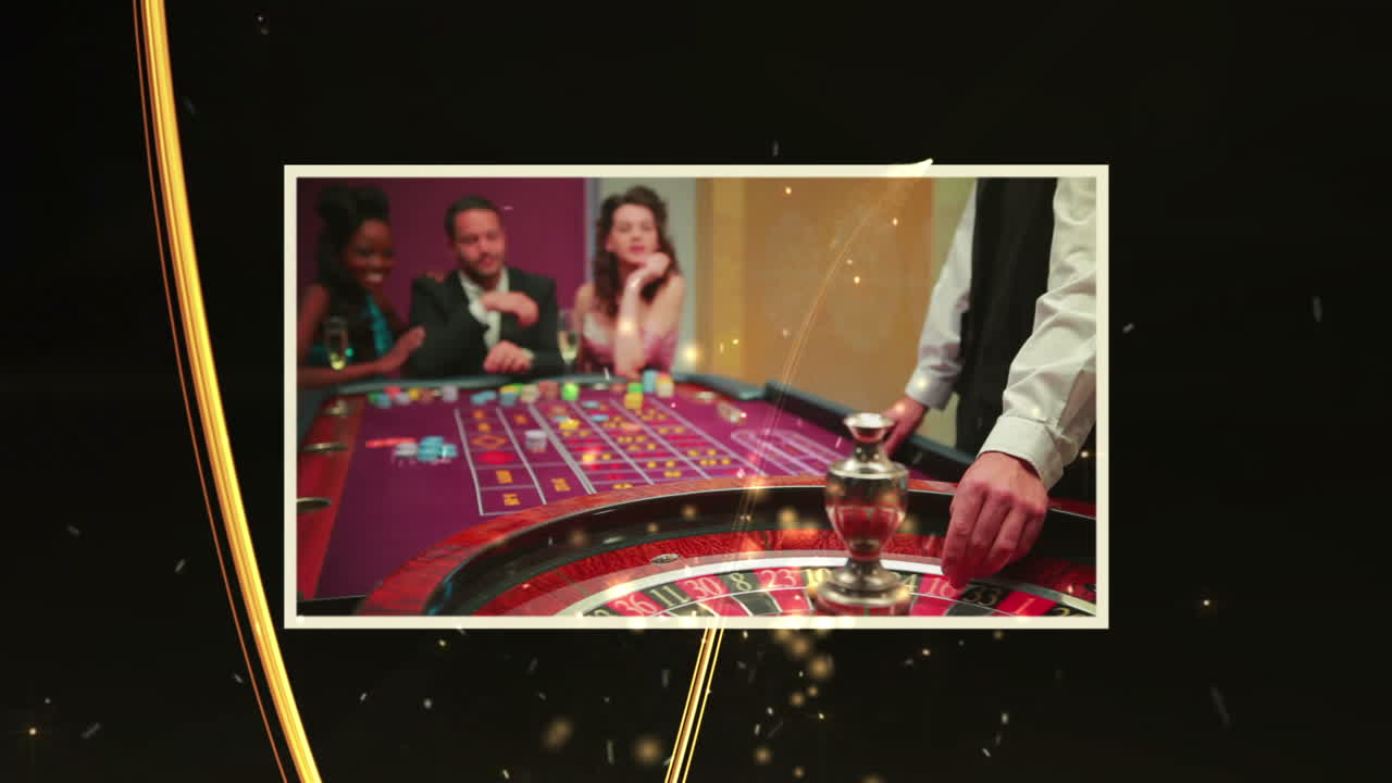 Montaggio di divertimento al casinò