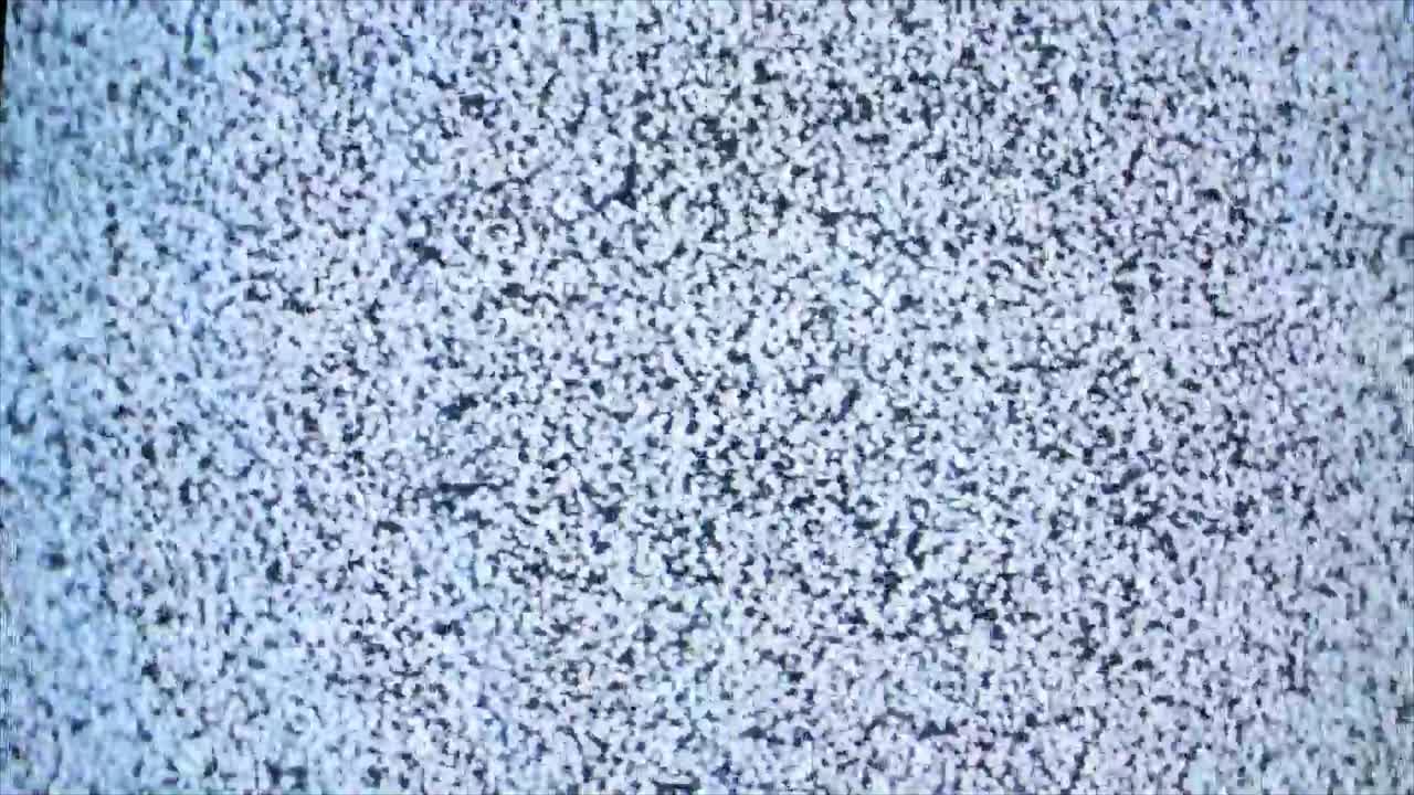 Flickering Television Static with White Noise
