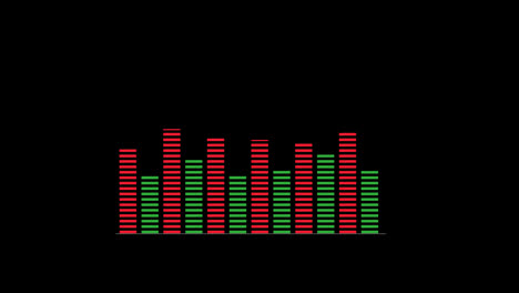 Infografik-Datenbericht,-Balkendiagramm-Und-Animiertes-Liniendiagramm.-Wachstums--Oder-Erfolgsgewinndiagramm-Konzept-Animationsvideo-Mit-Alphakanal.