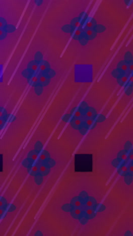 animación de rastros de luz sobre formas en movimiento