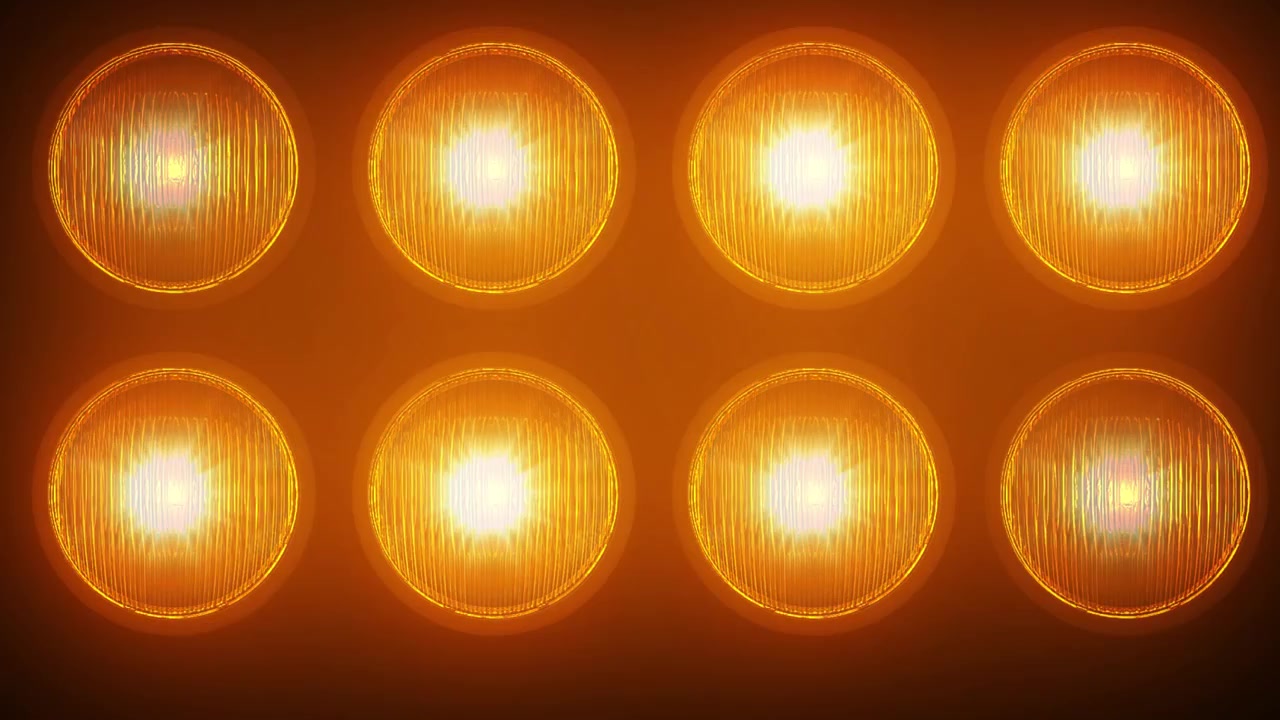 Oransje scenelys