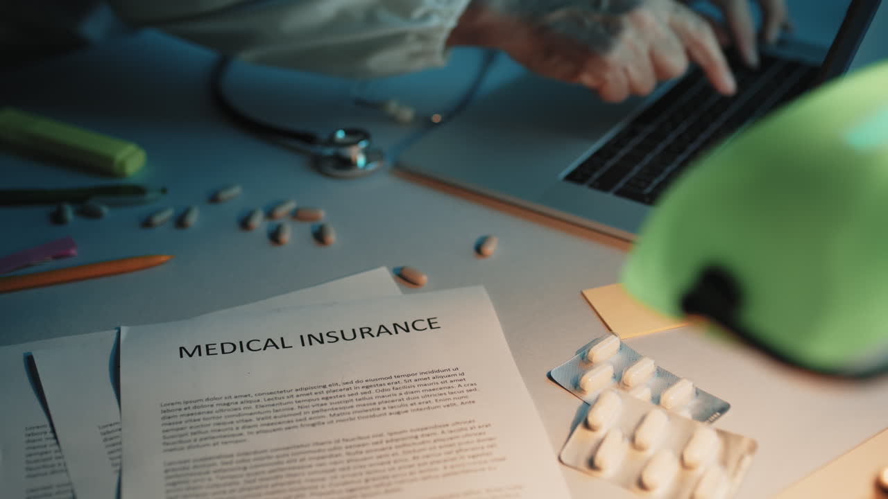 Doctor Making A Medical Insurance