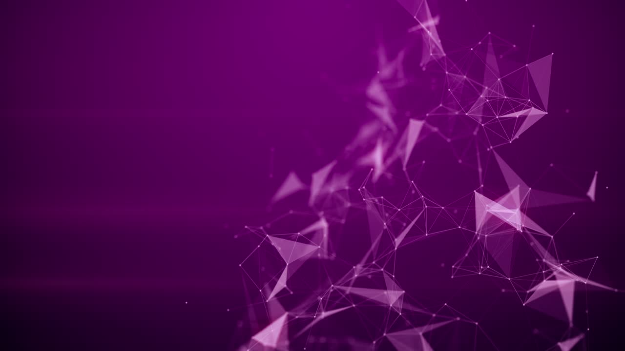 Abstract shapes plexus animation background