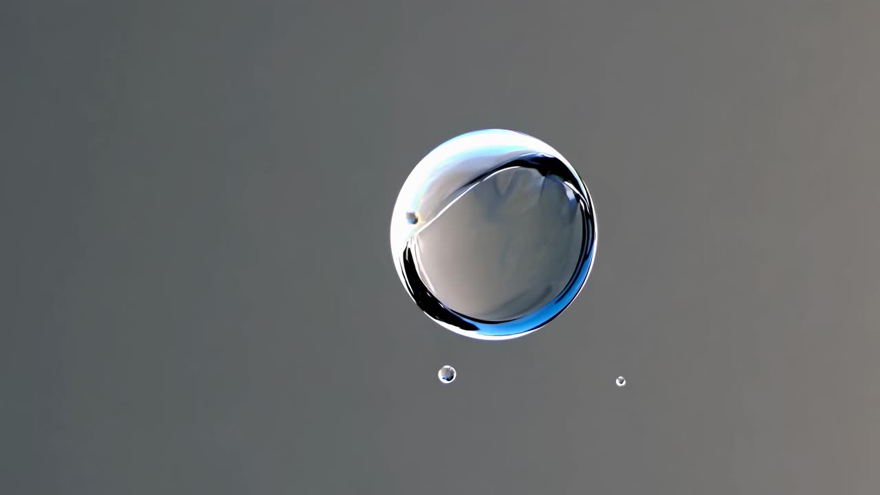 Water Drop/Bubble in Mid-Air