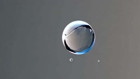 water drop/bubble in mid-air