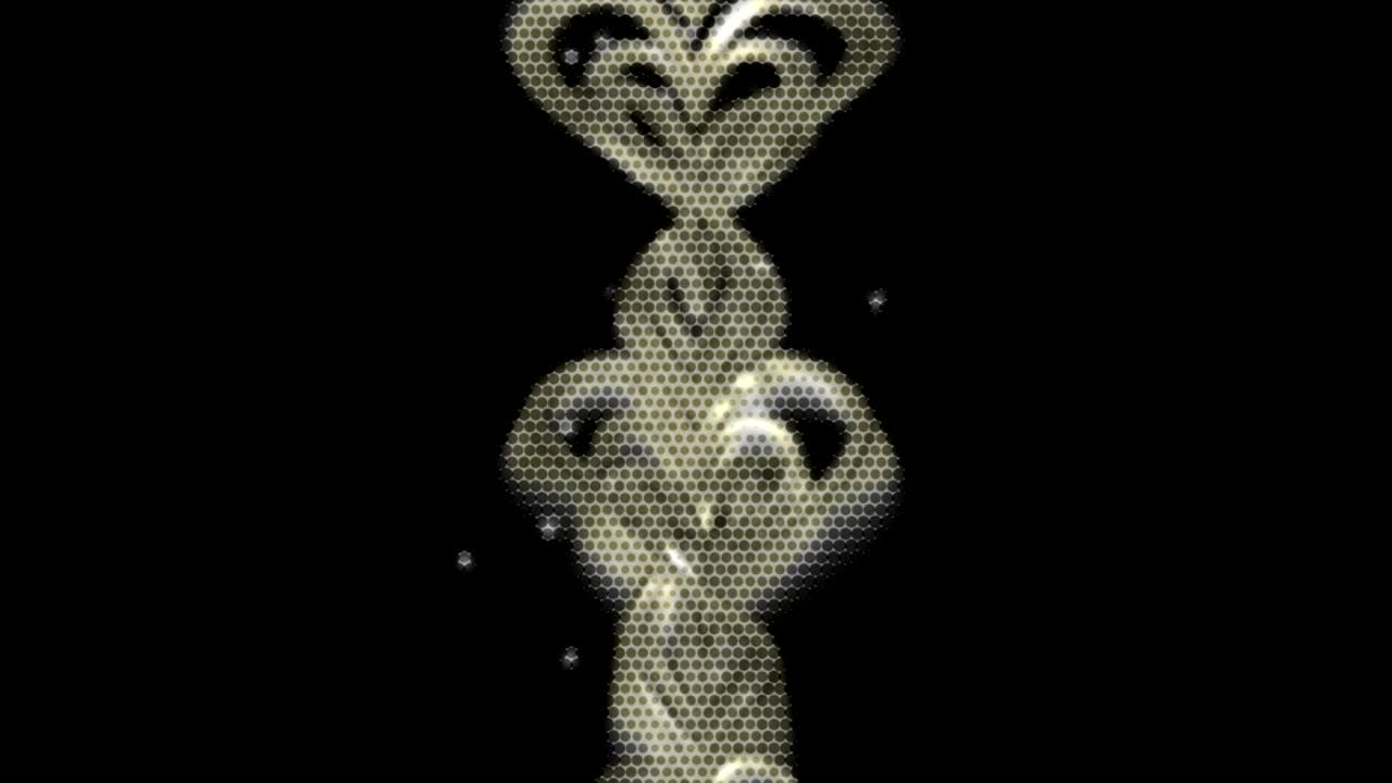 movimiento de fondo estilo matriz partículas generadas al azar chispas rayos de luz estelas estallidos vórtice