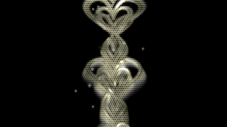 sfondo stile matrice di movimento particelle generate in modo casuale scintille raggi di luce esplosioni stellari vortice