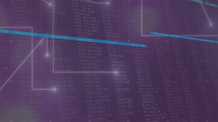 Animation of network of connections over grid