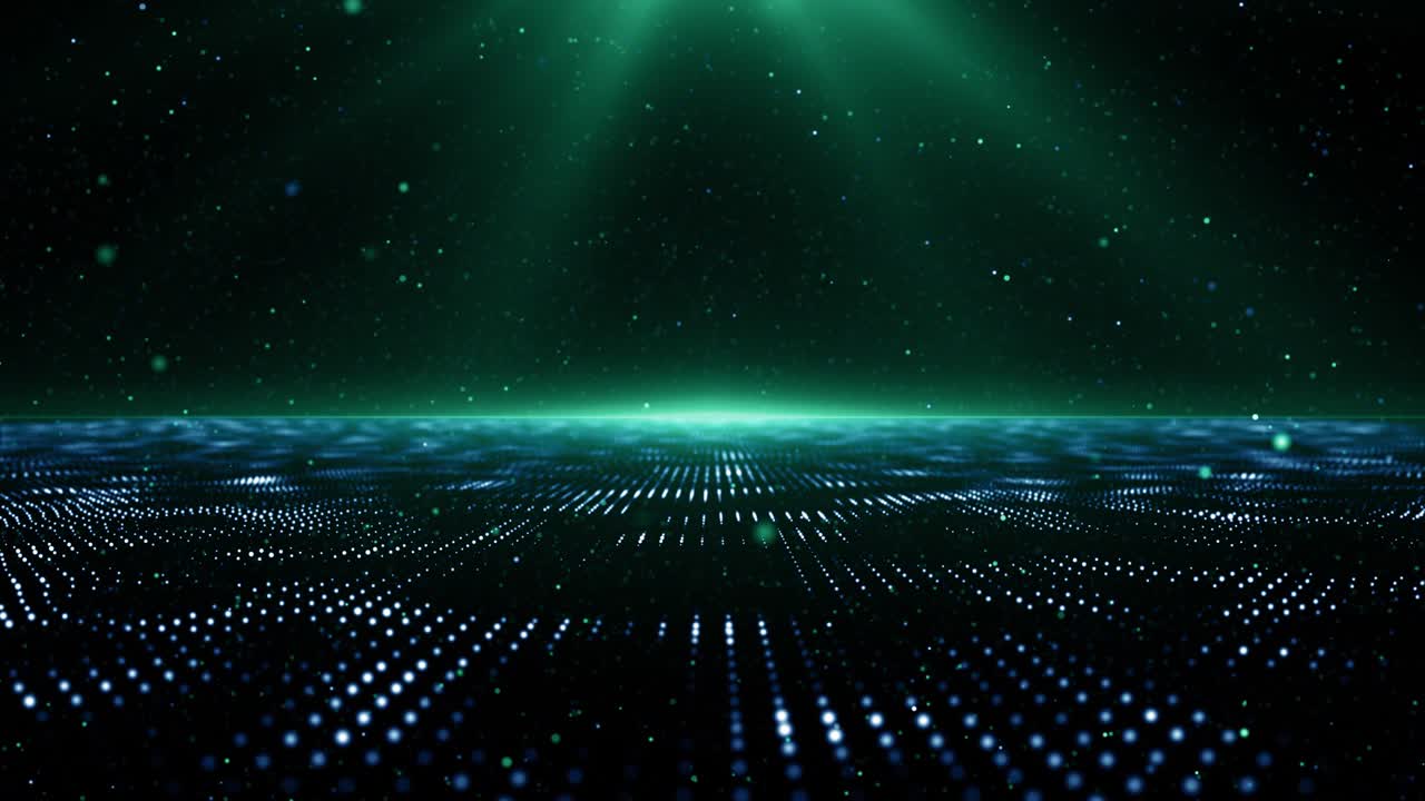 Particles dust abstract light bokeh motion titles cinematic background loop