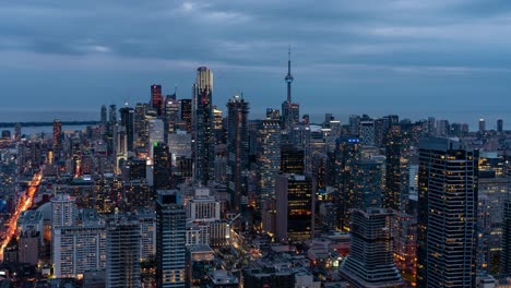 city skyline traffic