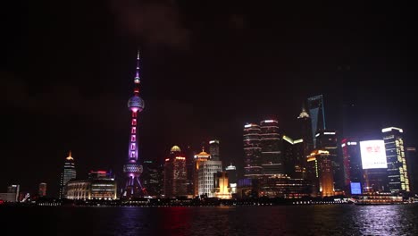 shanghai city, china - by night