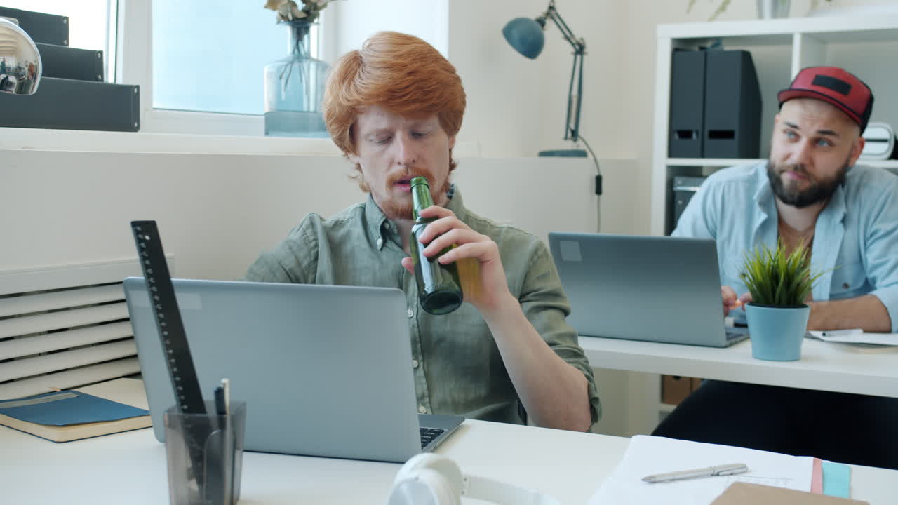 Coworkers Taking a Break at the Office