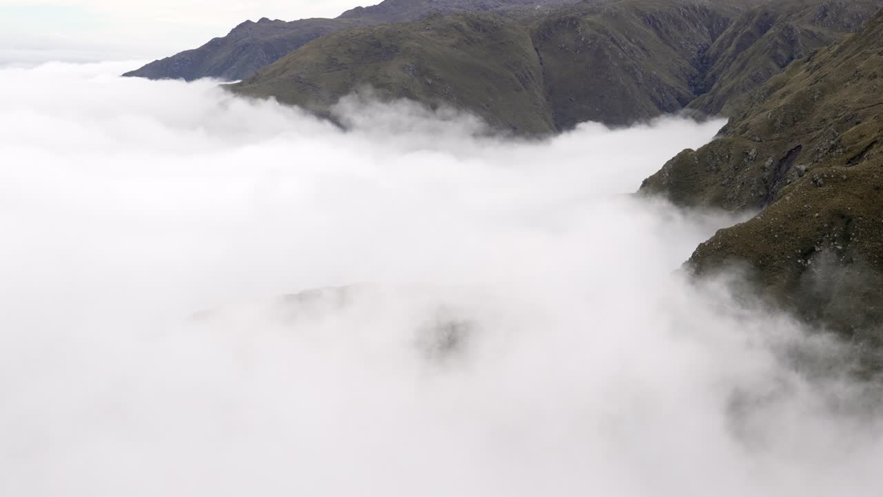 Stunning timelapse of clouds moving over the mountain ridge near Merlo, San Luis, Argentina. Comechingones mountains
