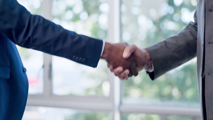 Business people, handshake