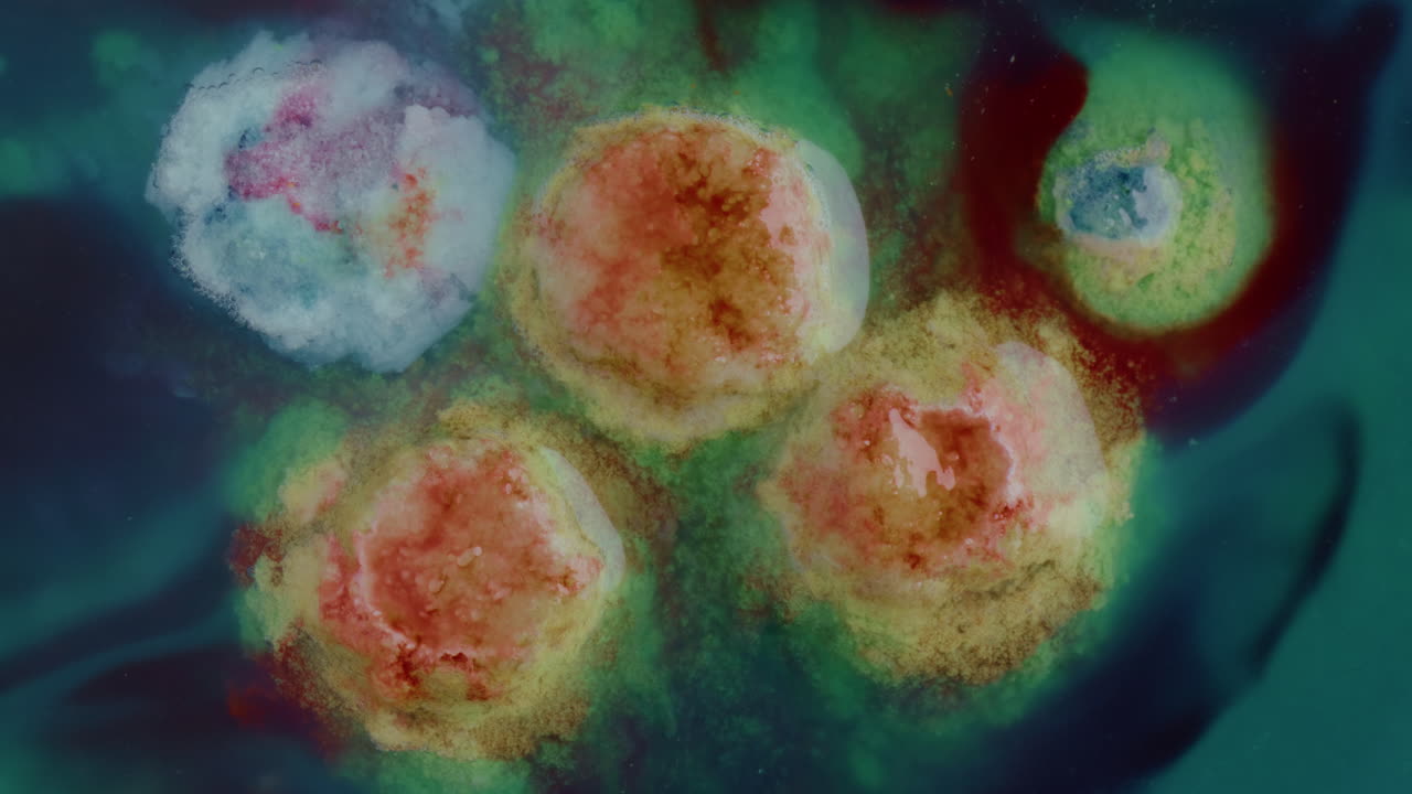 Microscopic Image of Cells in Culture