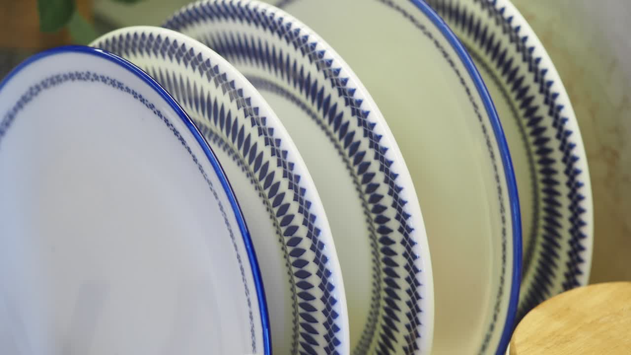 Close-up of Plates