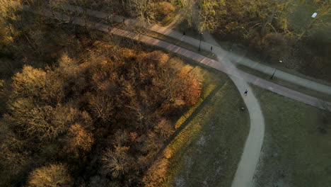 People-jogging-outdoor-in-a-green-park-in-the-city-of-gdańsk-przymorze-poland