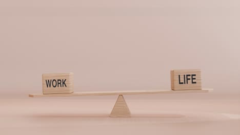 equilibrio entre el trabajo y la vida en el columpio