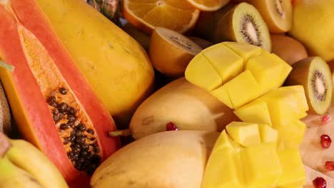 a vibrant assortment of various fresh fruits