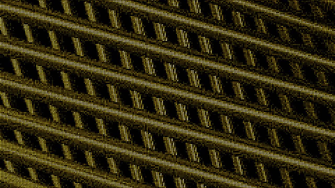 노란색과 검은색으로 추상적인 기하학적 패턴