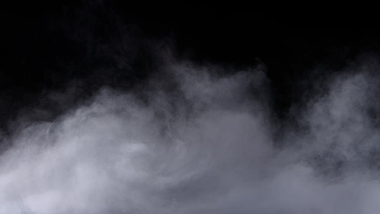 hielo seco realista nubes de humo niebla