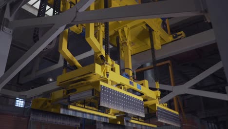 automated brick handling system in a factory