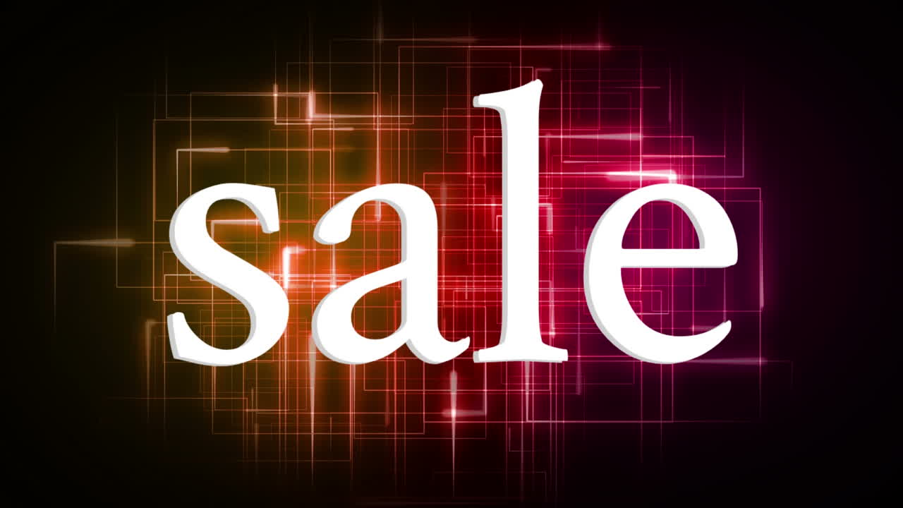 sale text and dark background