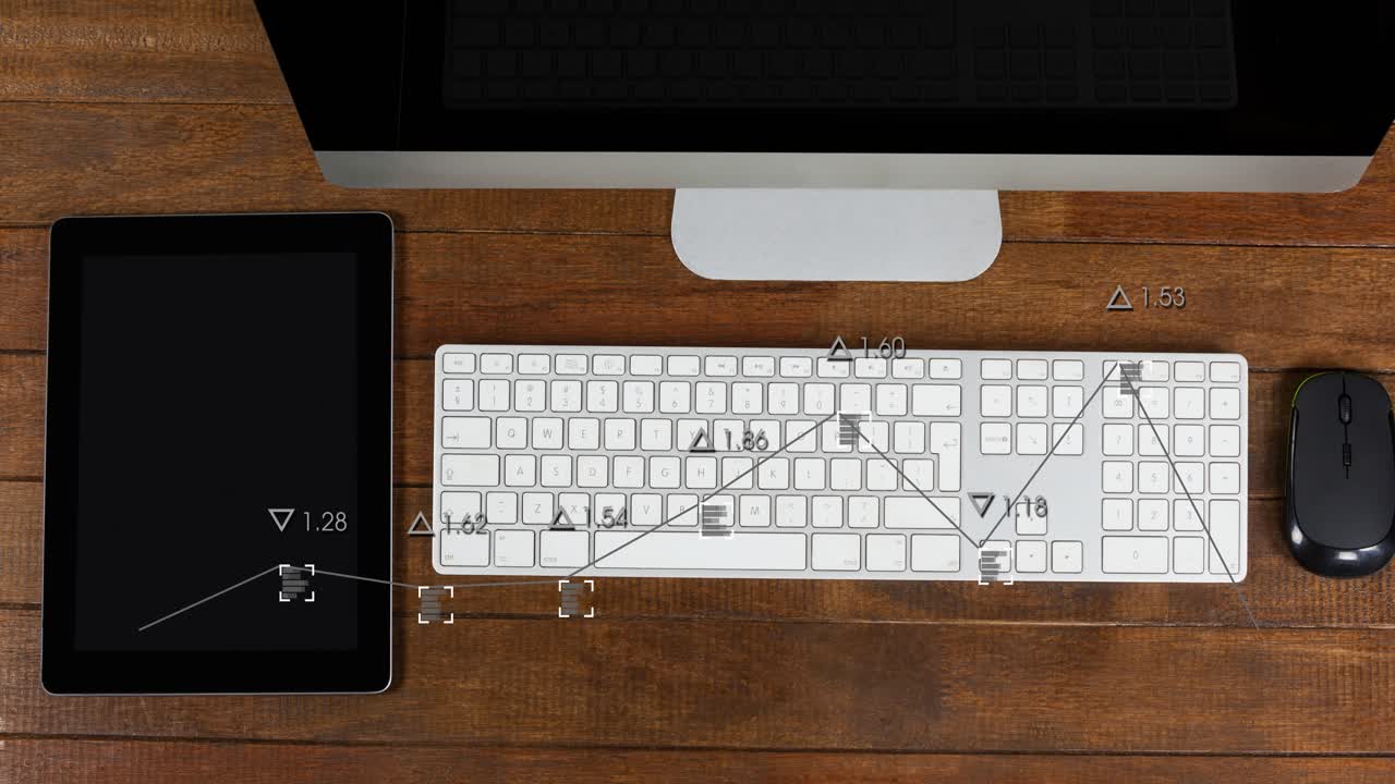 Overlays activating on scan sweeping keyboard and tablet tracing X paths mapping key clusters