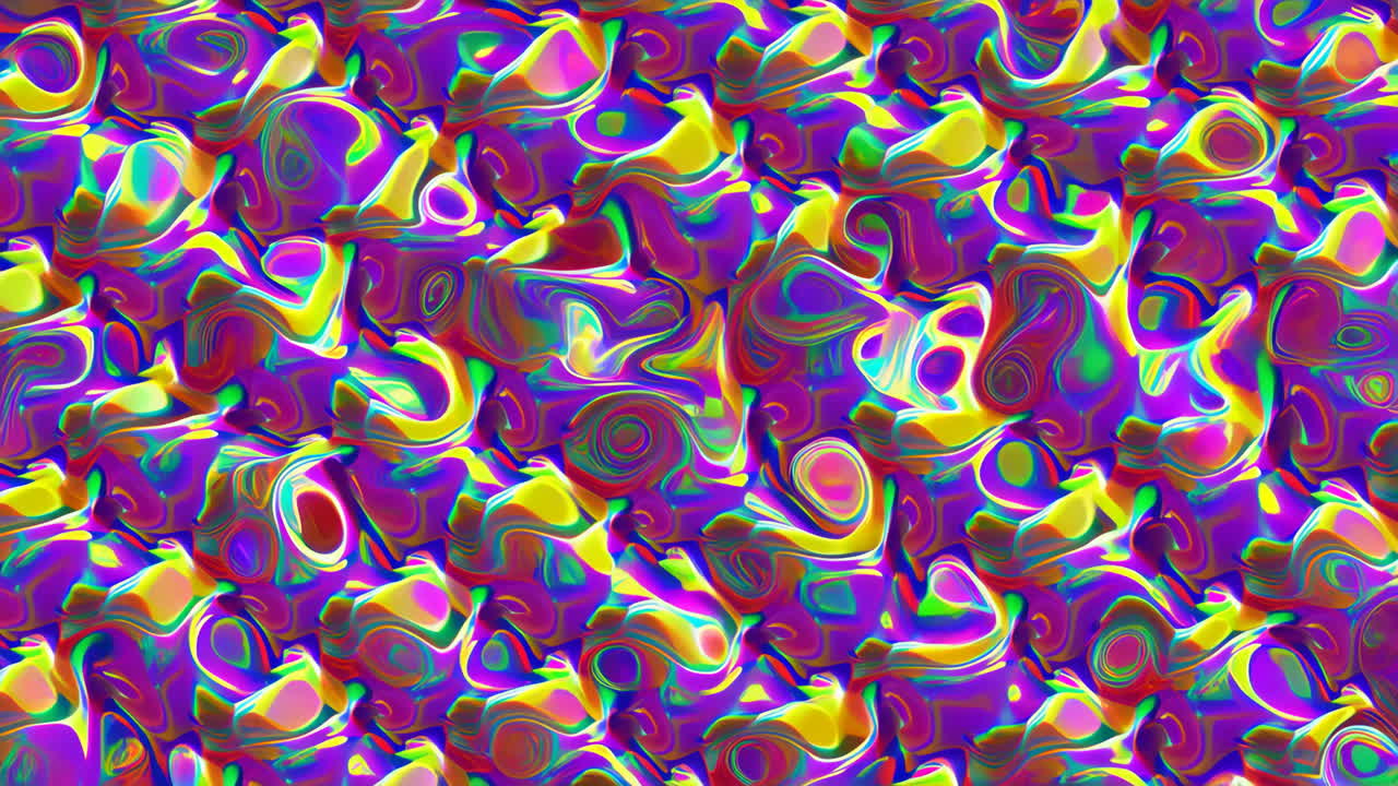 Vibrant Psychedelic Fluid Art Backgrounds