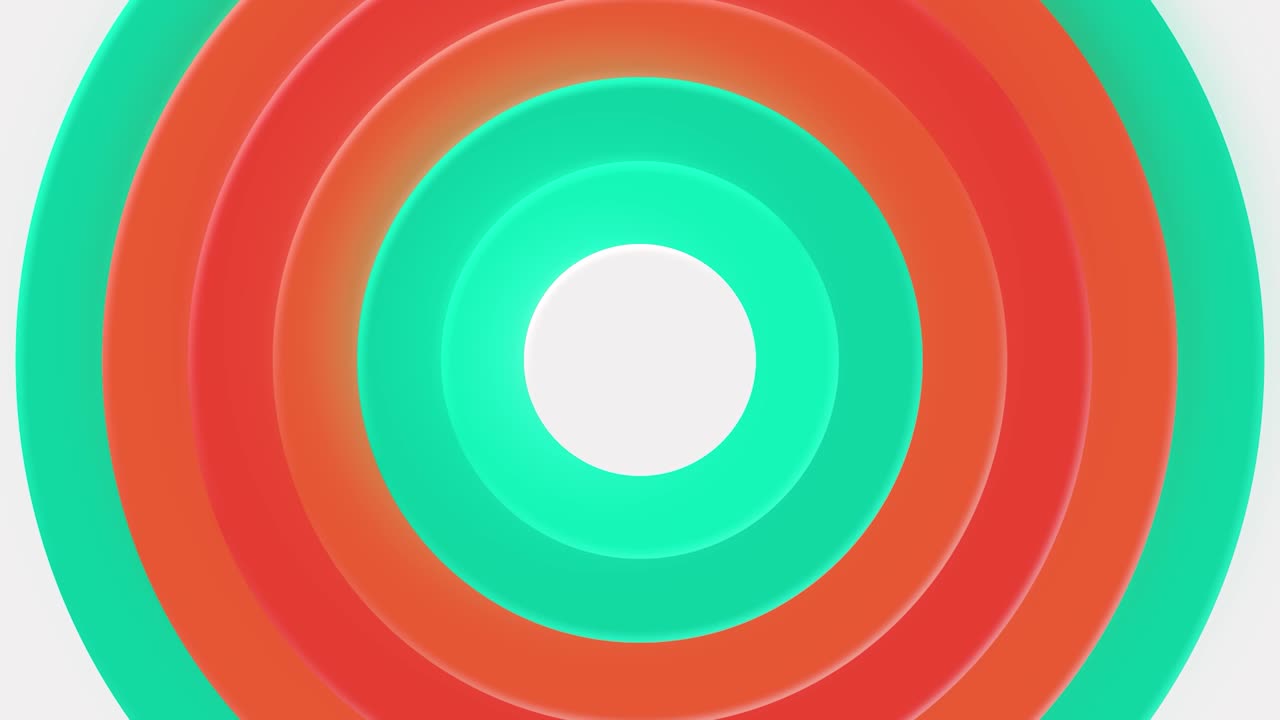 Abstract Geometric Background with Colorful Circles